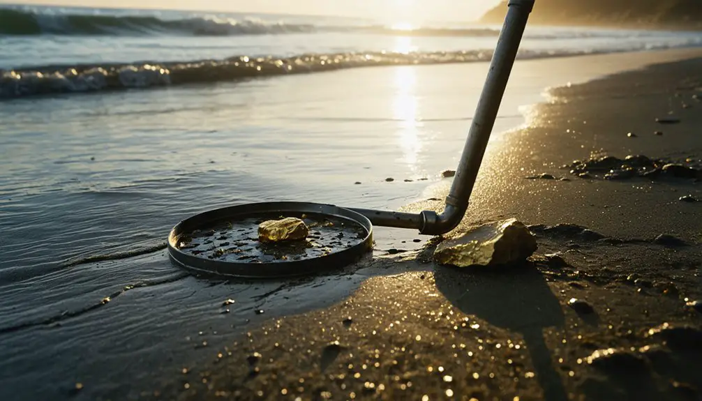 beach metal detecting gold