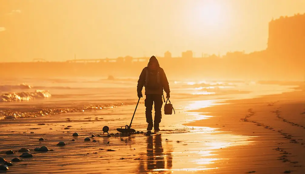 beach treasure hunting adventure