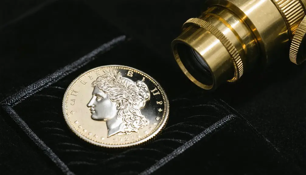 coin examination magnification levels