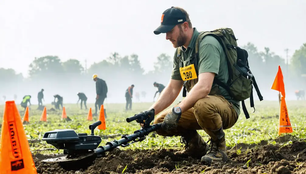 competing strategies in metal detecting