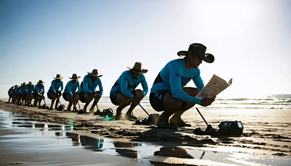 competitive metal detecting strategy