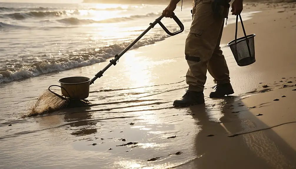 gold detection beach techniques