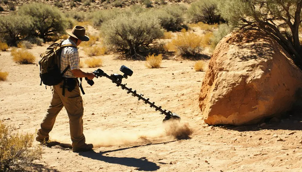 gold hunting with detectors