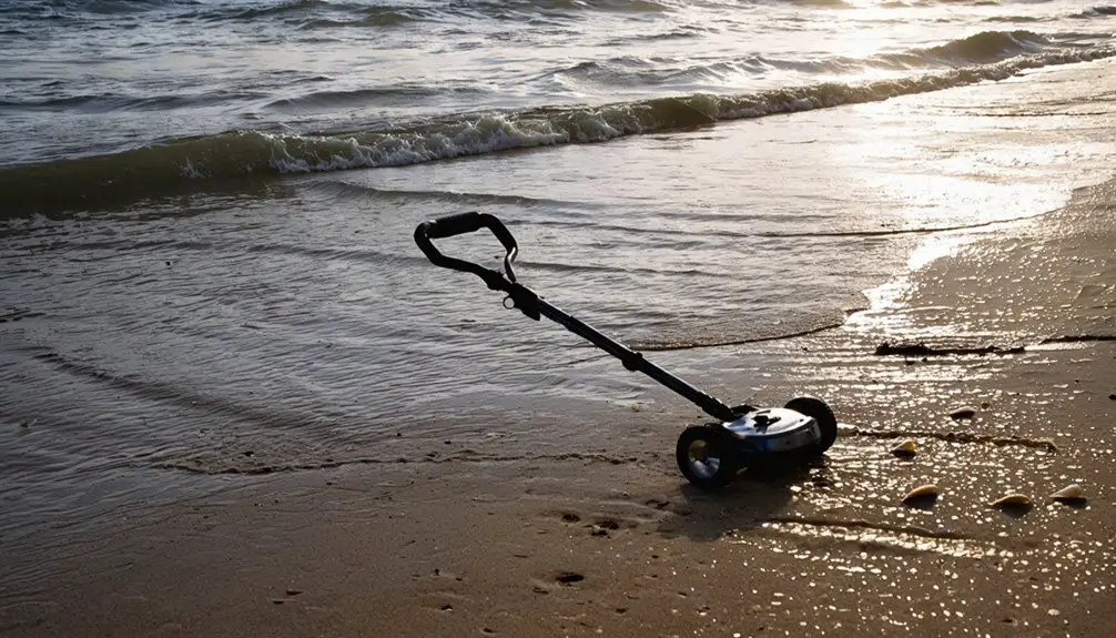 ideal beach detecting timing
