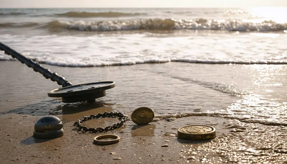 metal detecting beach tips