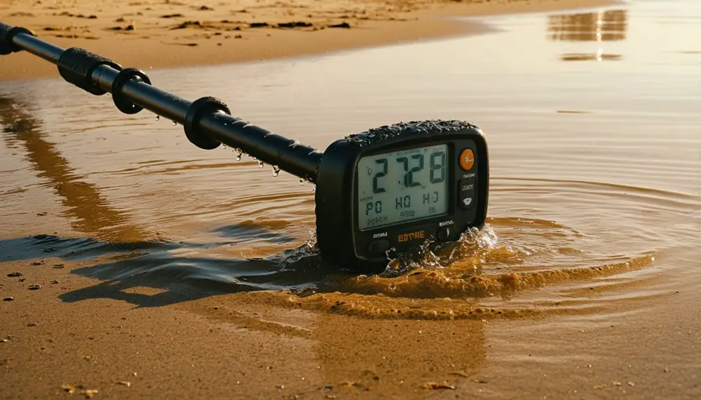 metal detector target identification