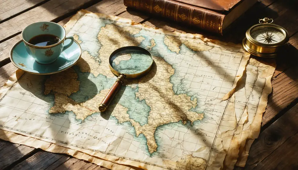 old maps for detecting