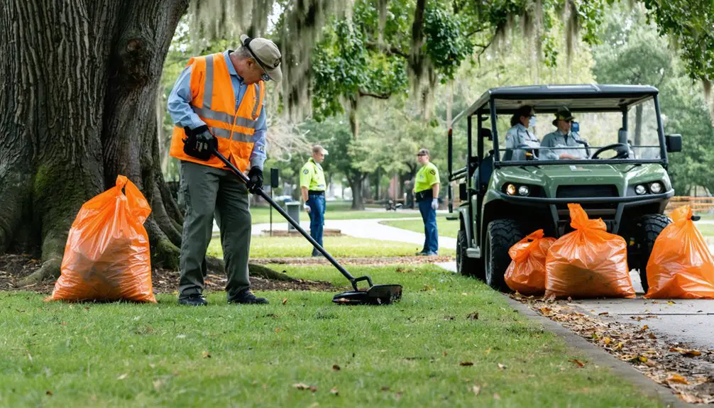 partner with park officials