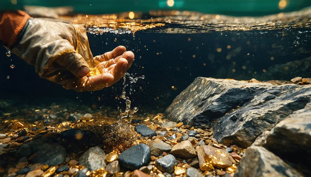 river geology gold indicators