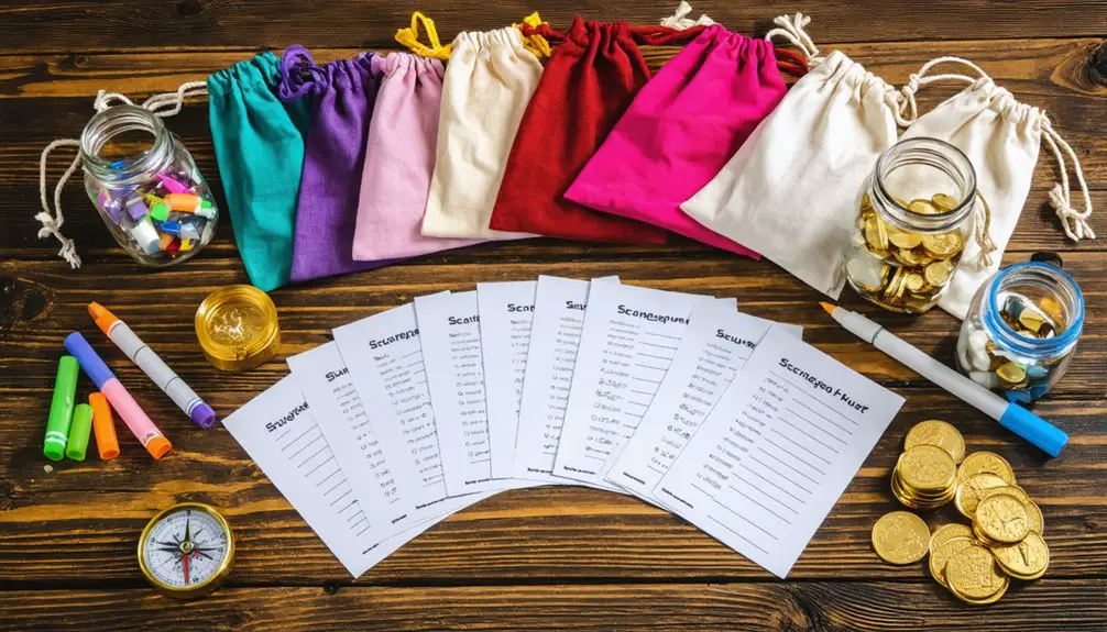 scavenger hunt personalization choices