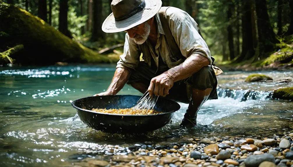 searching for river treasures
