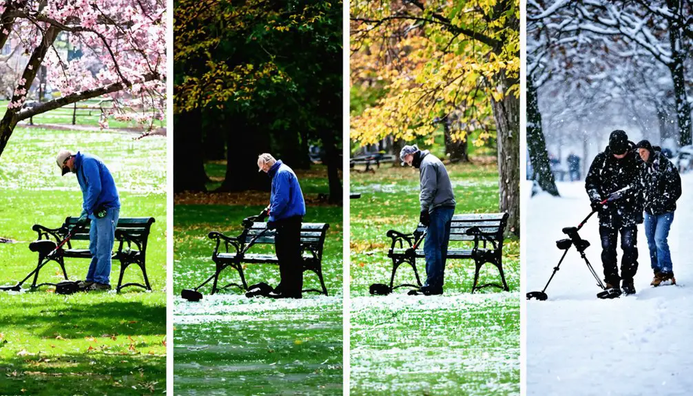 seasonal park treasure hunting
