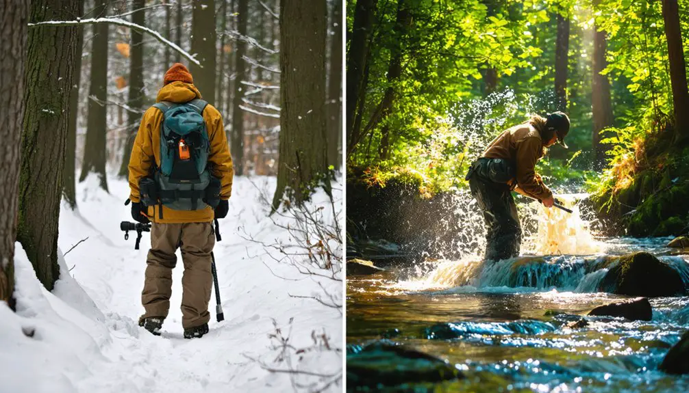 seasonal prospecting operational variations