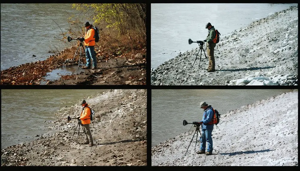 seasonal riverbank erosion patterns