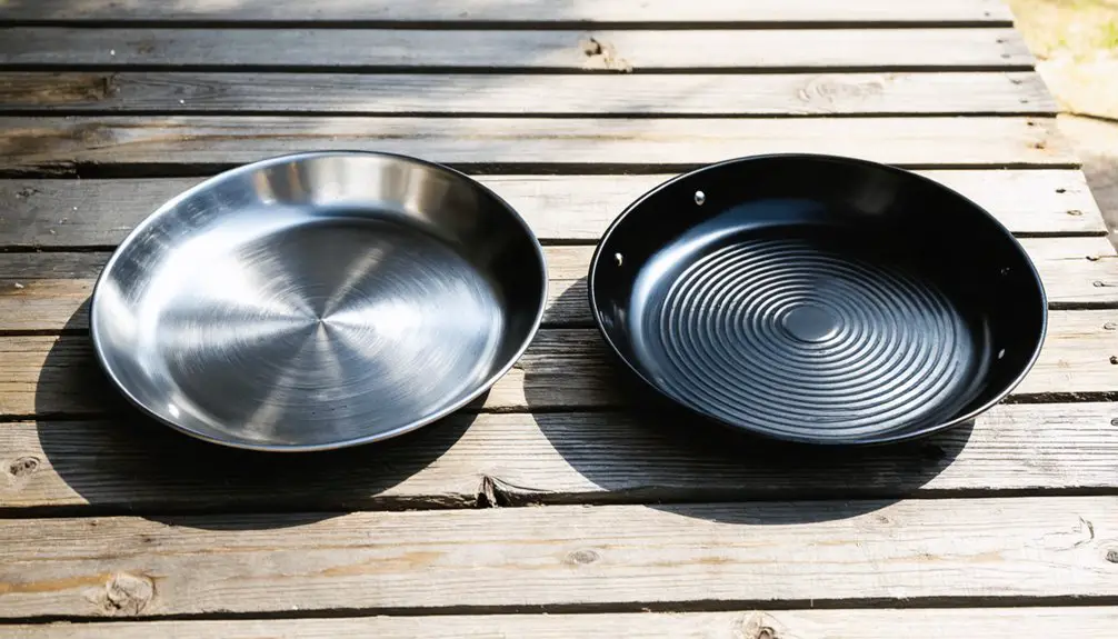 steel durability versus plastic portability