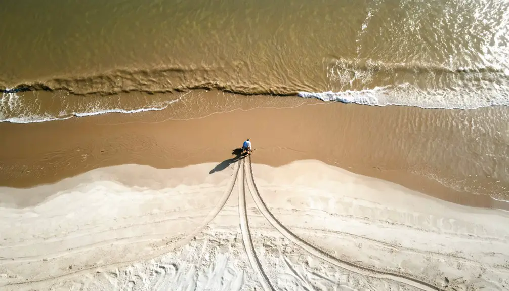 systematic beach metal detecting