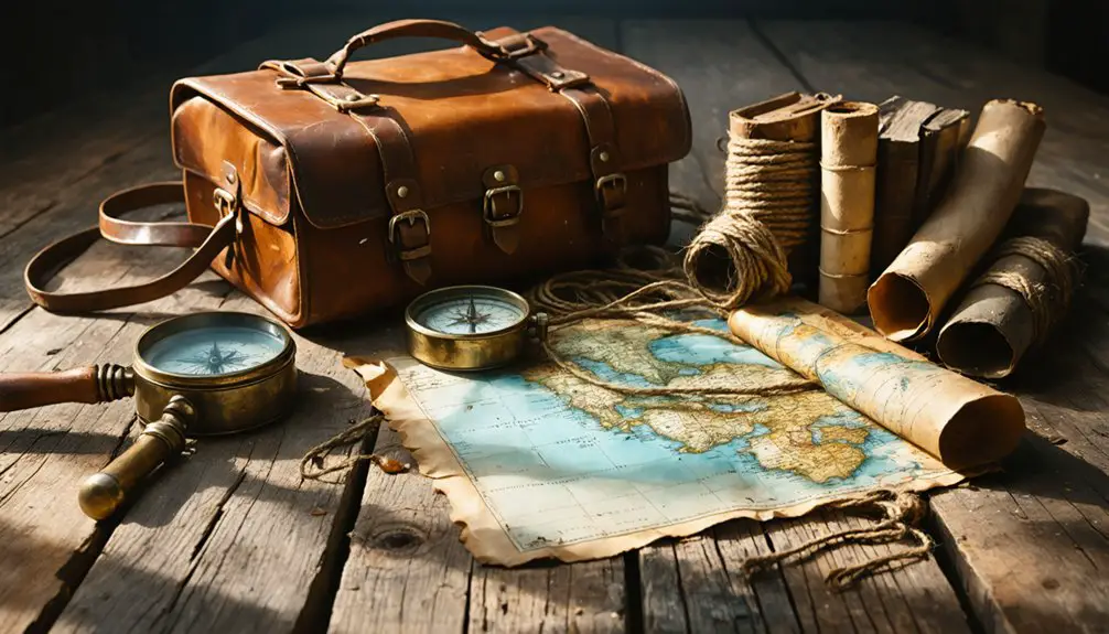 treasure hunting adventure tools
