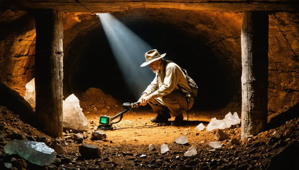 treasure hunting in mines