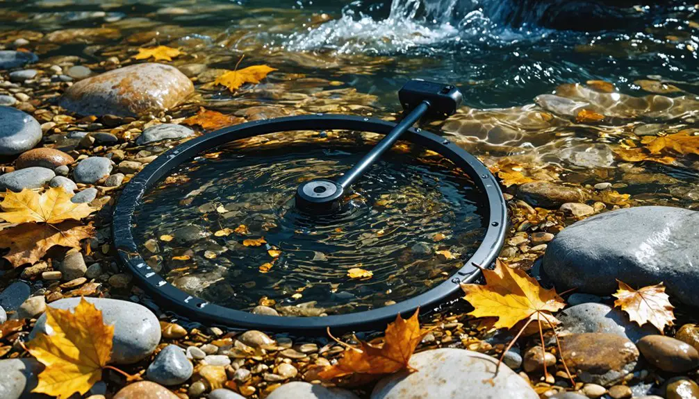 treasure hunting in rivers