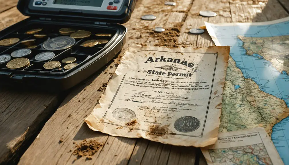treasure hunting permit requirements