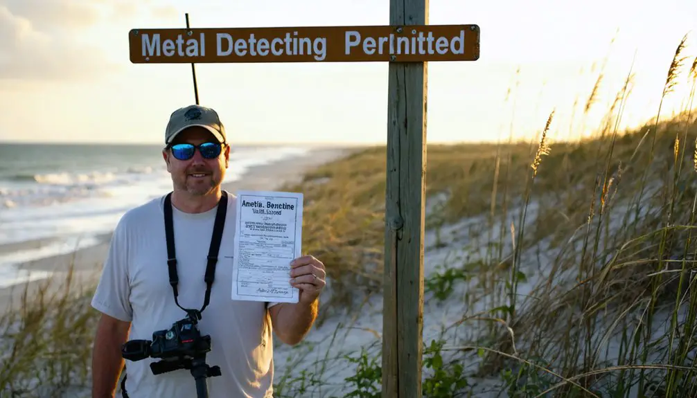 treasure hunting permit requirements