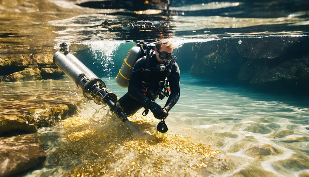 underwater gold prospecting advice