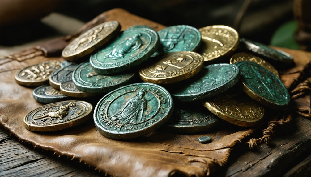 ancient coins from history