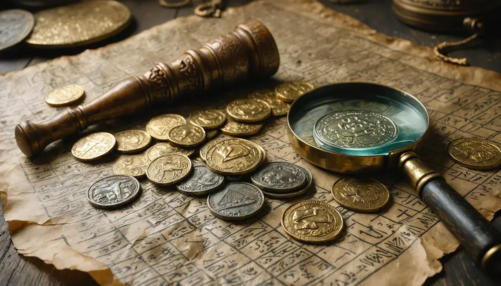 ancient currency from history
