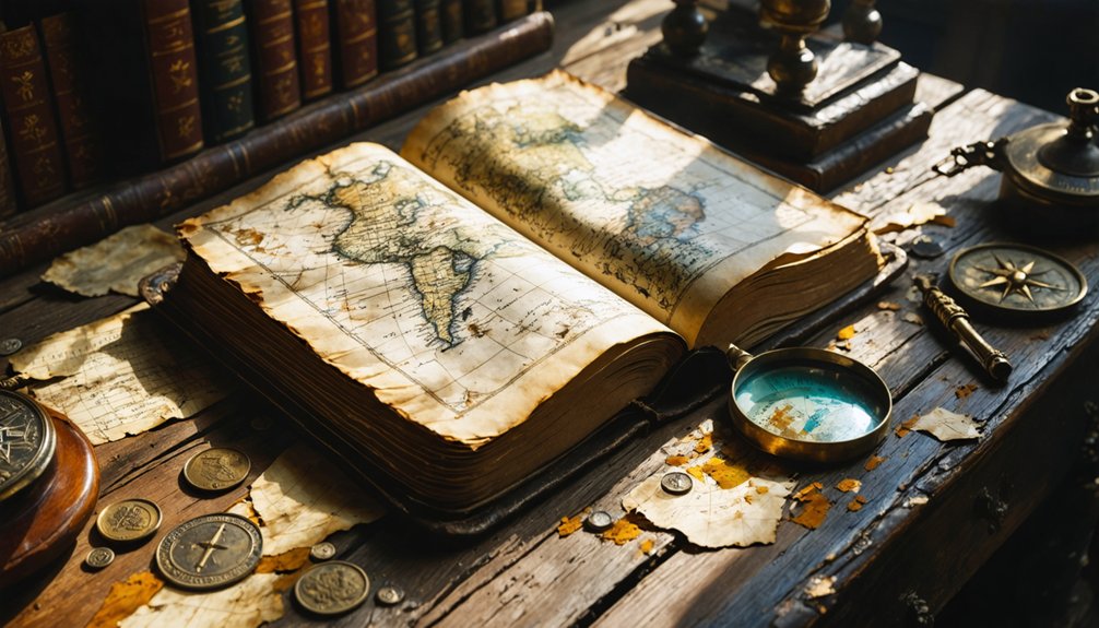 ancient maps guide treasure