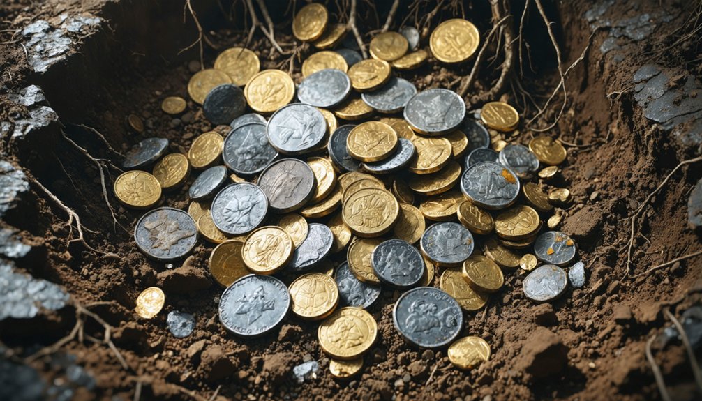 buried valuable coins discovered