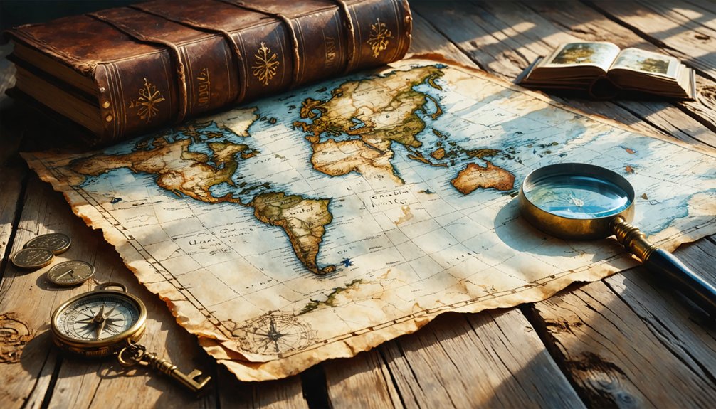 discovering treasures through maps