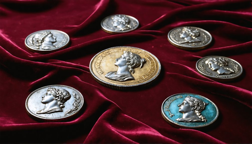 divine symbols on coins