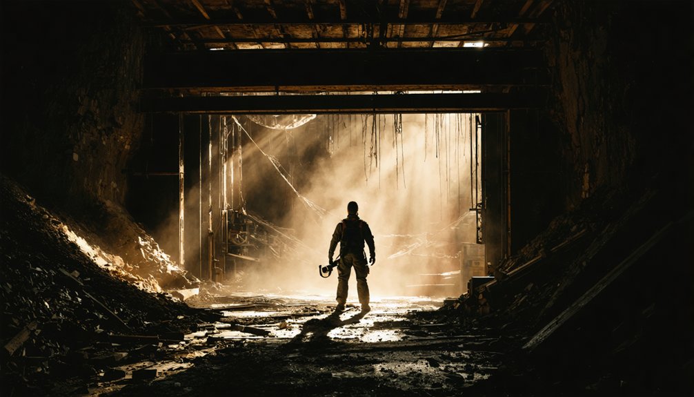 exploring deserted mining sites