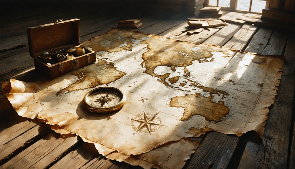 fictional treasure map conventions