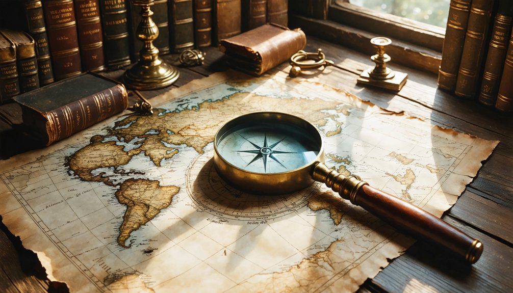 geography aids treasure map interpretation