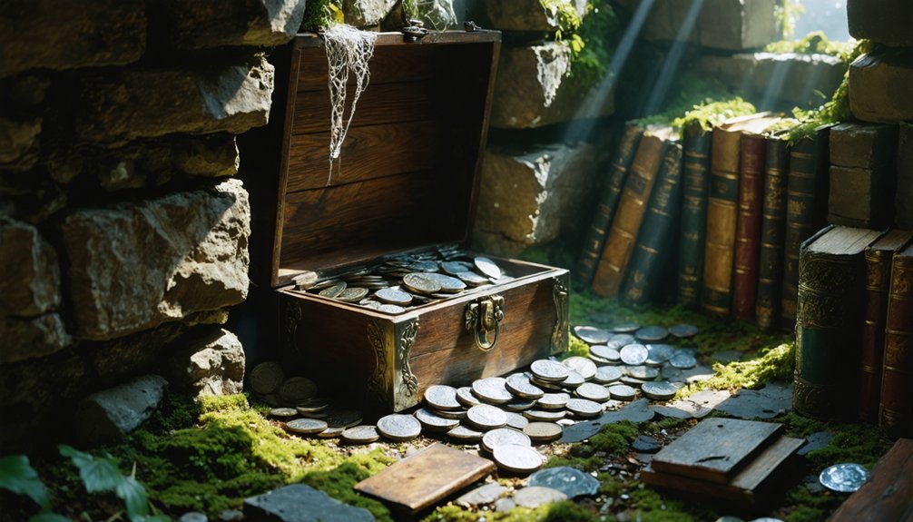 hidden compartments in ruins