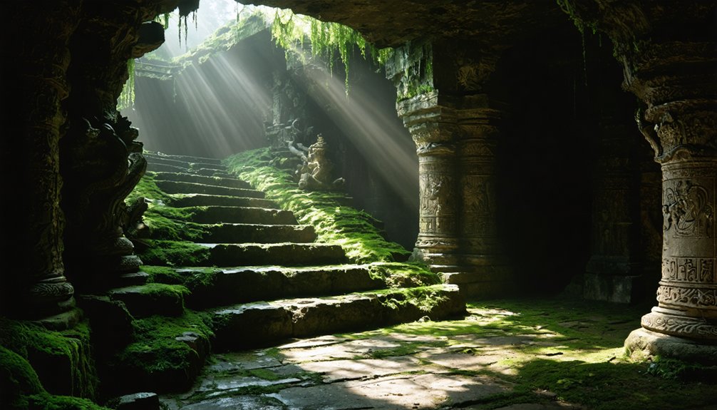hidden rooms in ruins