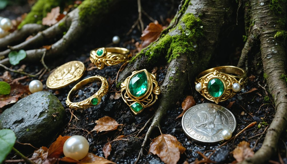 hidden treasures in ground