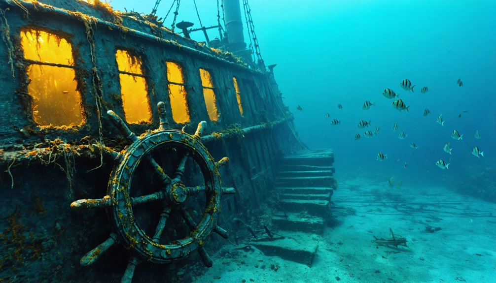 hidden treasures of wrecks