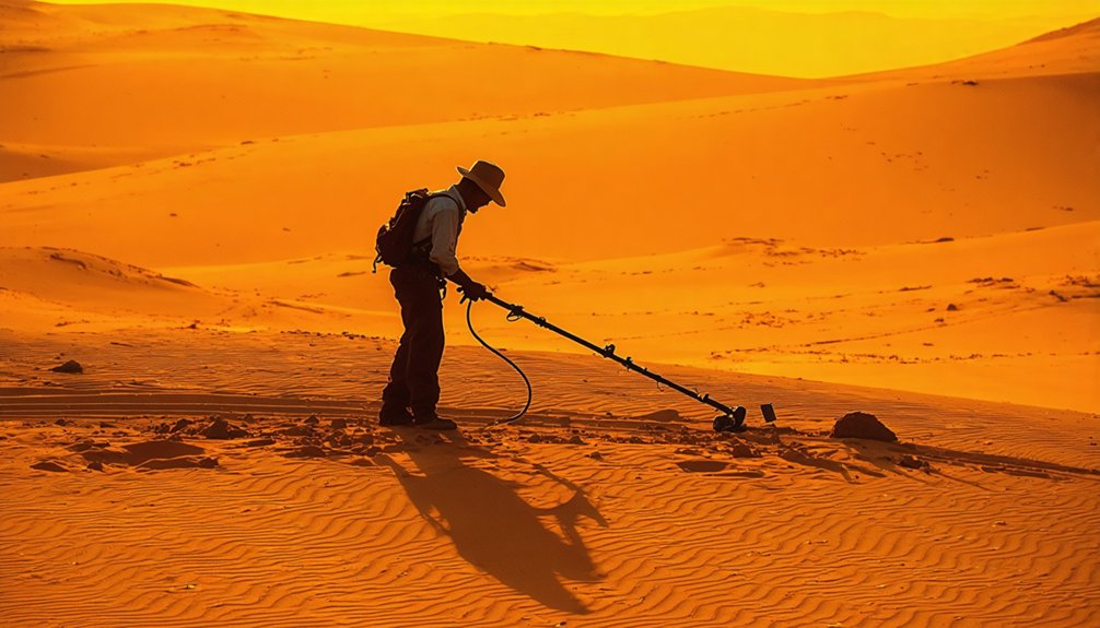ideal desert prospecting conditions