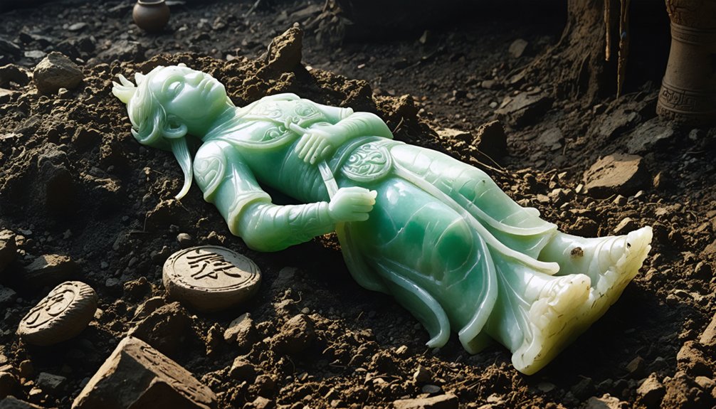 jade figurines symbolize imperial authority