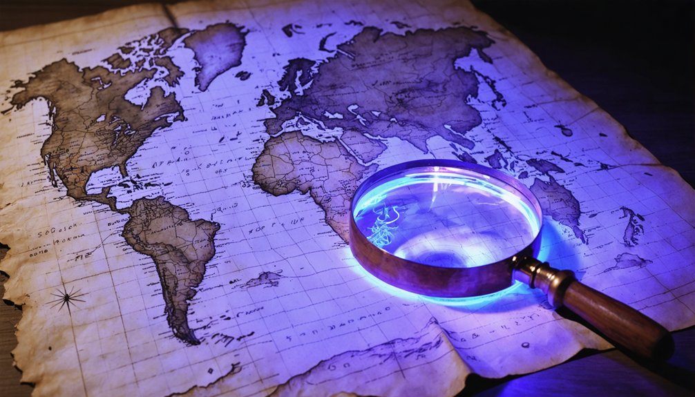 map decryption reveals treasures
