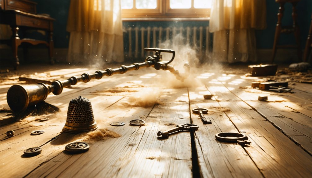 metal detecting old houses