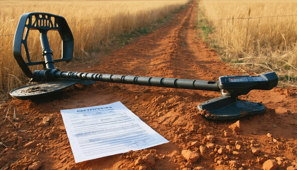 metal detecting permit requirements