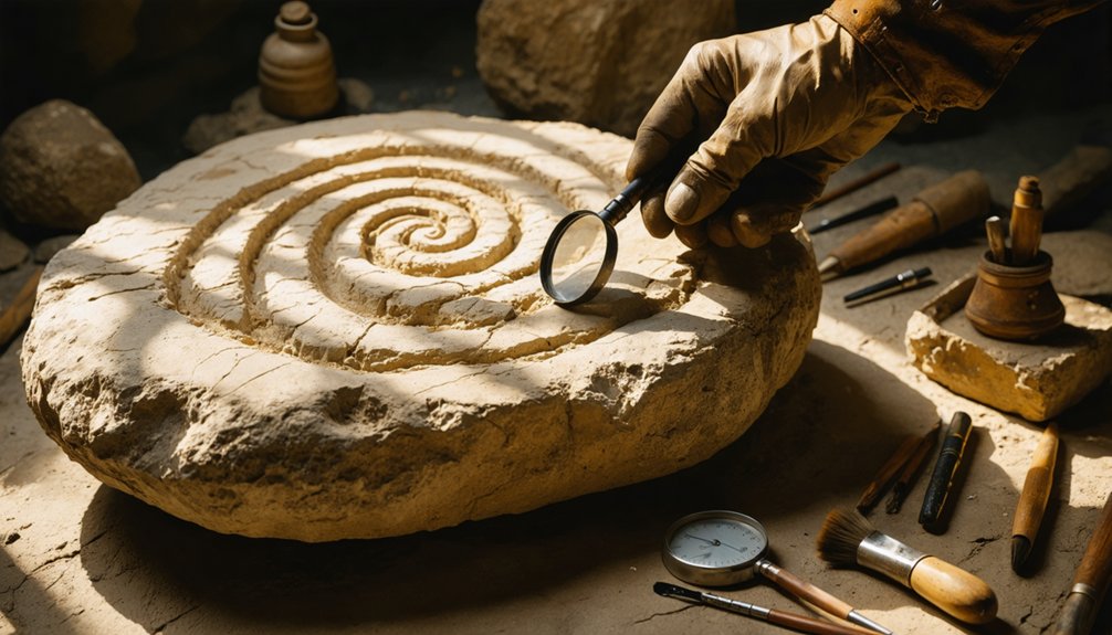 mysterious stone markings investigation