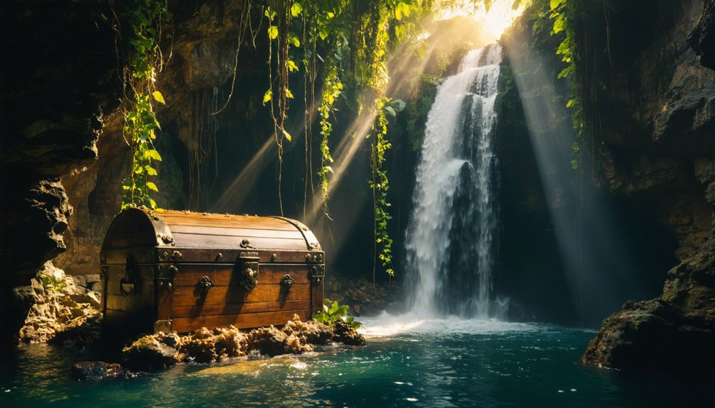 pirate hideouts and treasures