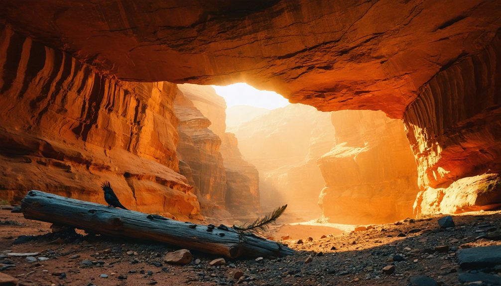pristine solitude in wilderness