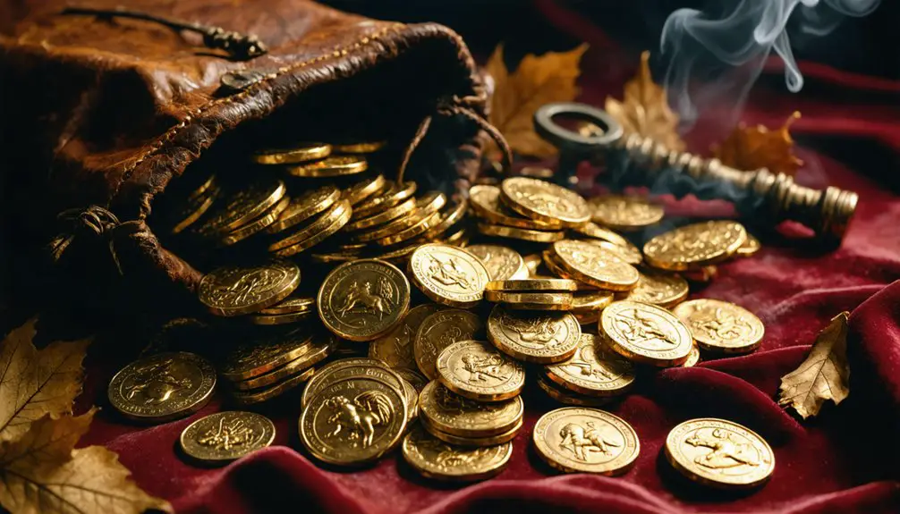 rare coins in folklore