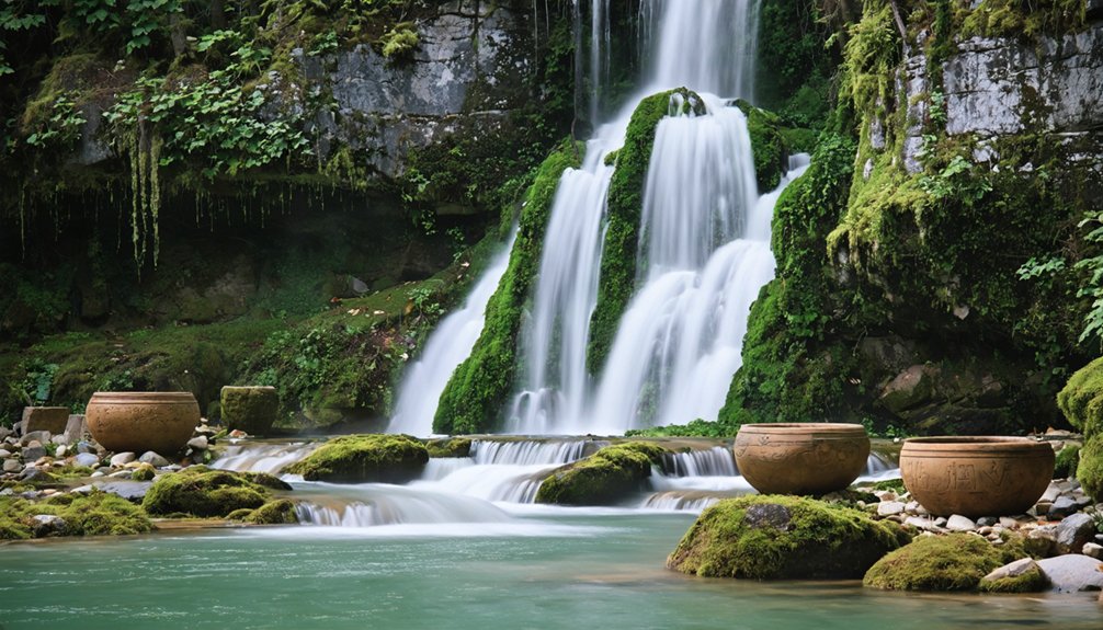 sacred waterfalls symbolize transformation