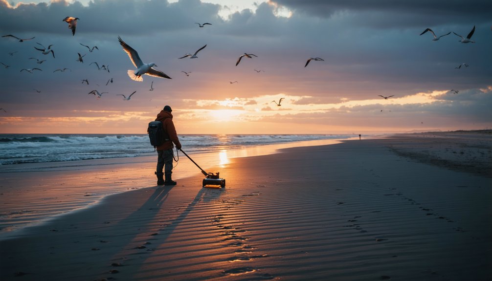 searching for buried treasures